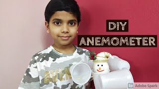 How To Make Anemometer  DIY Anemometer [upl. by Hanshaw]