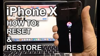 How To Reset amp Restore your Apple iPhone X  Factory Reset [upl. by Anayit454]