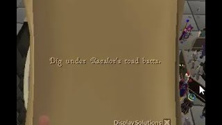 Dig under razalors toad batta OSRS clue [upl. by Hamfurd]