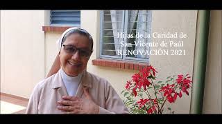 Renovación 2021 Hijas de la Caridad de San Vicente de Paúl [upl. by Chance]