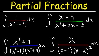 Integration By Partial Fractions [upl. by Ellemrac]