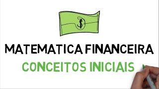 MATEMÁTICA FINANCEIRA  CONCEITOS INICIAIS [upl. by Ainoyek]