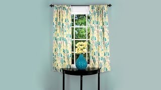 Learn to Sew Simple Curtain Panel [upl. by Ahseei125]