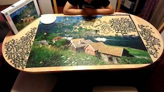 Ravensburger puzzle 3000  Sognefjord Norwegen  Time lapse [upl. by Marka]