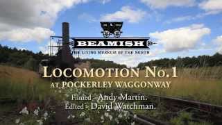 Locomotion No1 at Pockerley Waggonway [upl. by Maryjane]