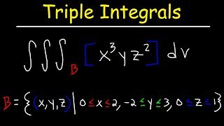 Triple Integrals  Calculus 3 [upl. by Ocko]