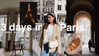 3 DAYS IN PARIS a travel vlog [upl. by Pazice]