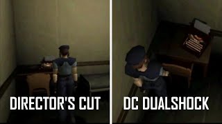 Resident Evil PS1  Directors Cut VS Dualshock Version [upl. by Snashall]