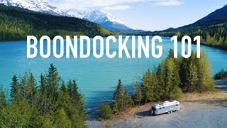 Boondocking 101  A Guide to Free Camping in Your RV [upl. by Osber]