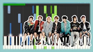 Pied Piper  BTS PIANO TUTORIAL [upl. by Leyameg]