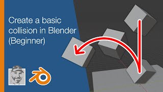 Create a basic collision in Blender Beginner [upl. by Sheba]