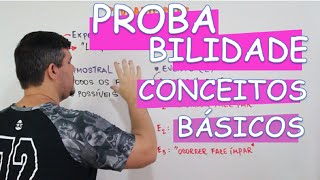 PROBABILIDADE CONCEITOS BÁSICOS [upl. by Atnas957]