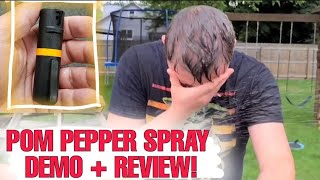 POM OC Pepper Spray Review  Tips amp Demonstration [upl. by Yenroc]