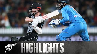 Williamson 95 off 48 Sharma Heroics  FULL HIGHLIGHTS  BLACKCAPS v India  3rd T20 2020 [upl. by Miguelita]