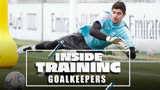 Train like a Real Madrid goalkeeper  Courtois Lunin amp Altube [upl. by Asuncion]