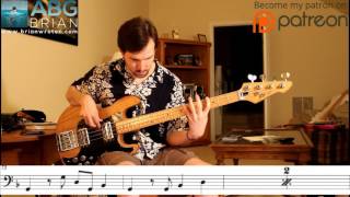 Kaoma  Lambada  Bass Transcription [upl. by Idou]