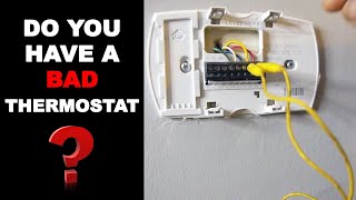 How to Tell if Your Home Thermostat is Bad  Bypass it and Find Out [upl. by Kumagai]