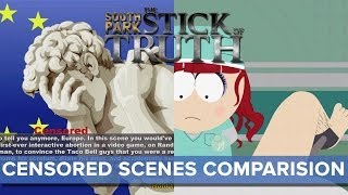 South Park TSoT Censored Scenes Comparison SPOILERS  Eurogamer [upl. by Cleland]