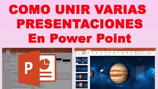 COMO UNIR VARIAS PRESENTACIONES EN Power Point EN UNA SOLA 👌 [upl. by Consuelo250]