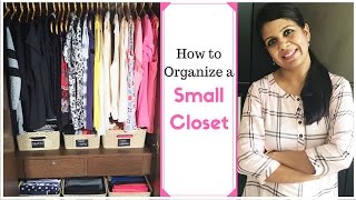 How To Organize A Small Closet Closet organization Ideas [upl. by Mahgem]