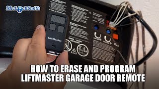 How to Erase and Program Liftmaster Garage Door Remote 604 7576557 [upl. by Ramilahs796]