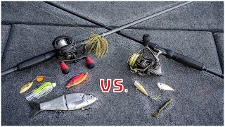 Baitcaster vs Spinning Reel Fishing LURE Selections CRUCIAL To Understand [upl. by Bushey]