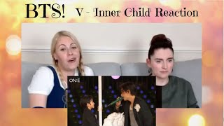 BTS V Inner Child Reaction [upl. by Enyalb]