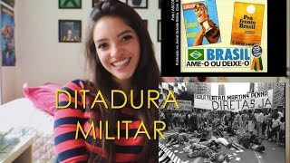 Resumo de História DITADURA MILITAR Débora Aladim [upl. by Elleuqram975]