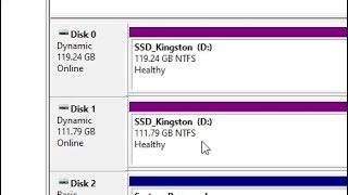 How to Merge 2 Disks into 1 Windows 10 Extend Volume [upl. by Milburt]