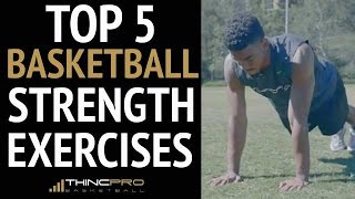 How To Top 5 Explosive Basketball Strength Exercises For Basketball Players At Home [upl. by Linis739]