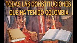 Historia del Constitucionalismo en Colombia LÍNEA DE TIEMPOCRONOLOGÍA [upl. by Nodnas]