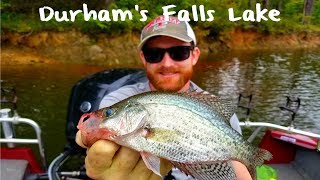 Falls Lake Crappie Fishing [upl. by Oshinski]