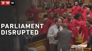 Scuffle between EFF and DA members during parliament debate [upl. by Adelaja266]