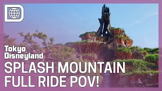 Splash Mountain Full Ride POV  Tokyo Disneyland [upl. by Ahsiken]