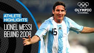 Lionel Messi 🇦🇷 at the Olympics  Athlete Highlights [upl. by Micheline]