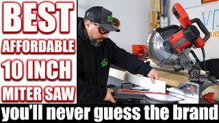 Best AFFORDABLE 10 Dual Bevel MITER SAW You Will NEVER GUESS The BRAND [upl. by Atsok768]