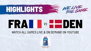 Highlights  France vs Denmark  2023 IIHFWorlds [upl. by Diandra443]