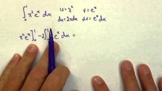 Definite Integral with Integration by Parts [upl. by Seema843]