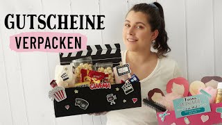 Gutschein verpacken – lustige und kreative Ideen für Geschenkgutscheine 💌 [upl. by Odnam]