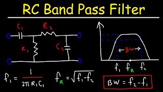 RC Band Pass Filters  How To Design The Circuit [upl. by Schaeffer]