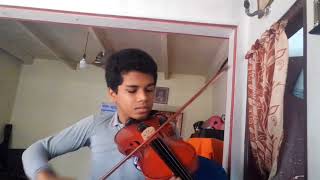 Andakare ma violin cover DiLO By Bomuthu [upl. by Akitahs]