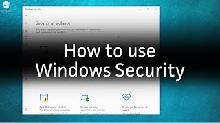 How to Use Windows Security in Windows 10 [upl. by Jocko249]