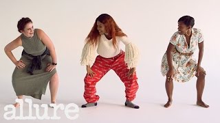 Teyana Taylor Teaches Us the Dance Moves From Kanyes Fade  Allure [upl. by Aihtibat603]