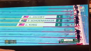 Lydia Jacoby Gets Gold Medal In Women’s 100 M Breathstroke Tokyo Olympics 2020 [upl. by Hogen]