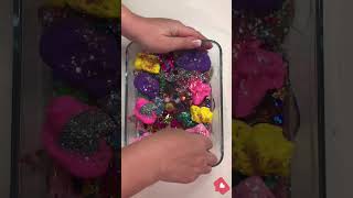 ASMR Slime Mixing Makeup Edition [upl. by Aleedis]