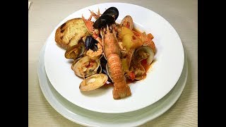 Zuppa di Pesce Chef Stefano Barbato [upl. by Ellerrehs]