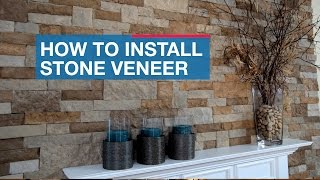 How to Install Stone Veneer [upl. by Rehm]