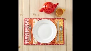 QuiltAsYouGo Place Mat [upl. by Cacie]