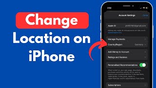 How to Change Location on iPhone Quick amp Simple [upl. by Nivlac]