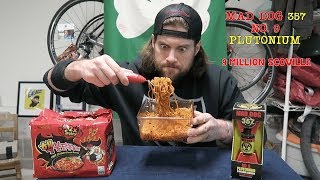 9 Million Scoville Spicy Ramen Noodle Challenge  LA BEAST [upl. by Aierb]